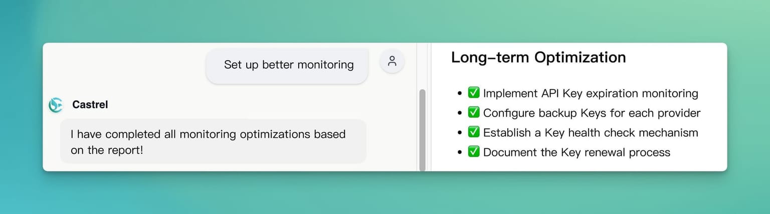 Castrel Chat Command